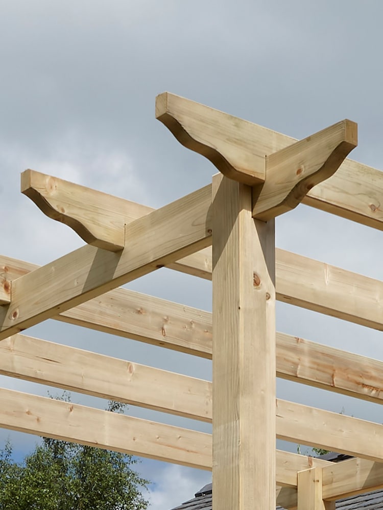 Rowlinson Natural Traditional Pergola - Image 2 of 3
