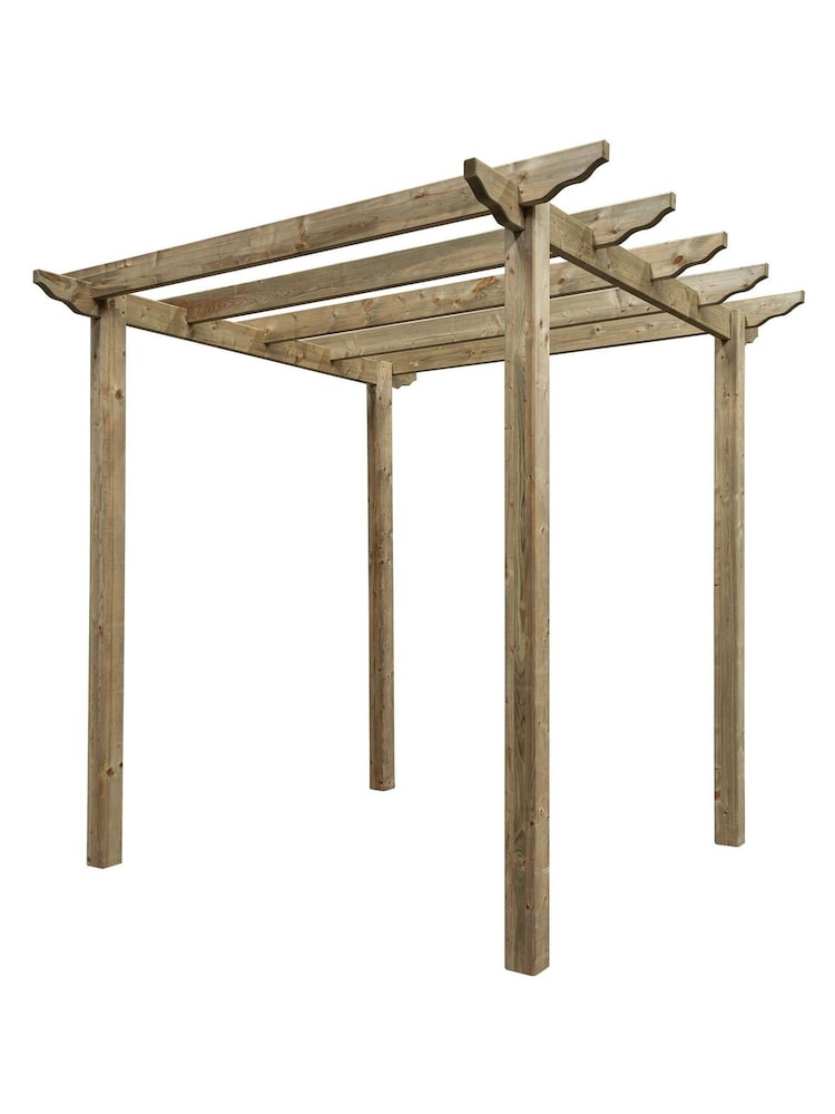 Rowlinson Natural Traditional Pergola - Image 3 of 3