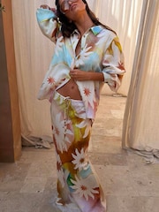 Never Fully Dressed Pink Abstract Soleil Mabel Skirt - Image 3 of 4