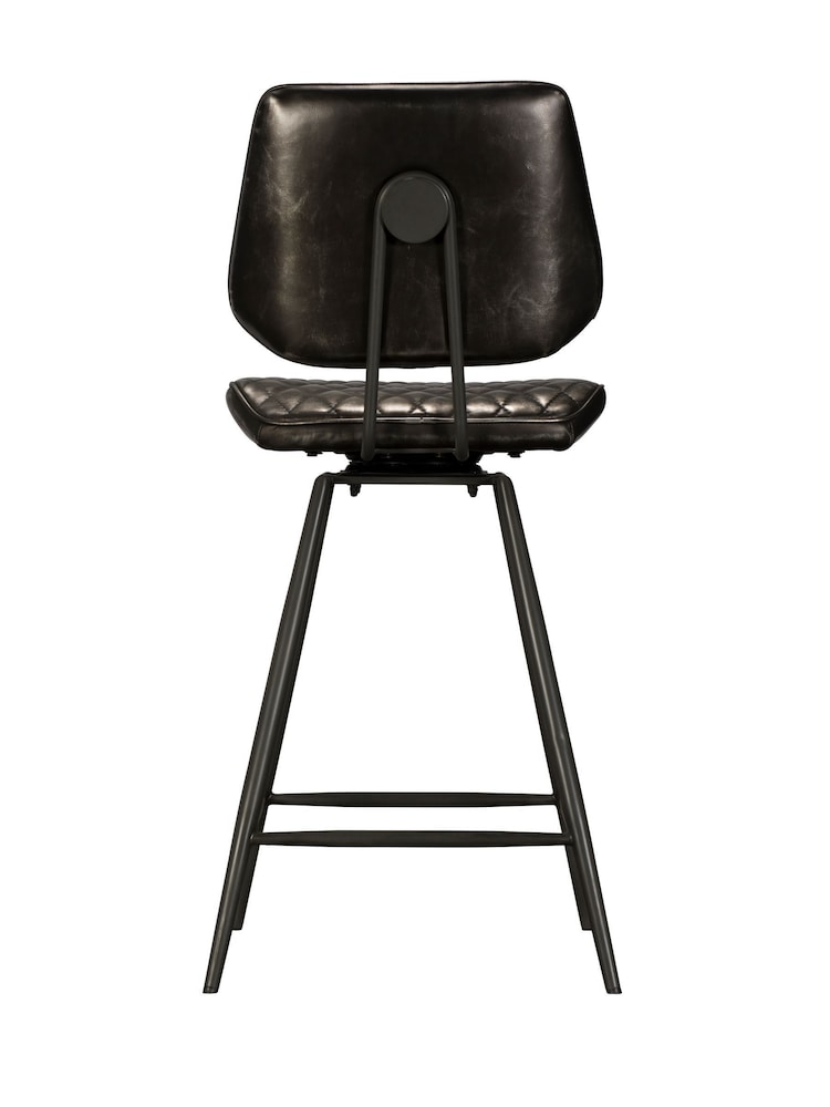 Design Décor Tarnished Black Carson Bar Stool - Image 2 of 4 Design Décor Tarnished Black Carson Bar Stool - Image 2 of 4