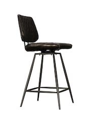 Design Décor Tarnished Black Carson Bar Stool - Image 3 of 4