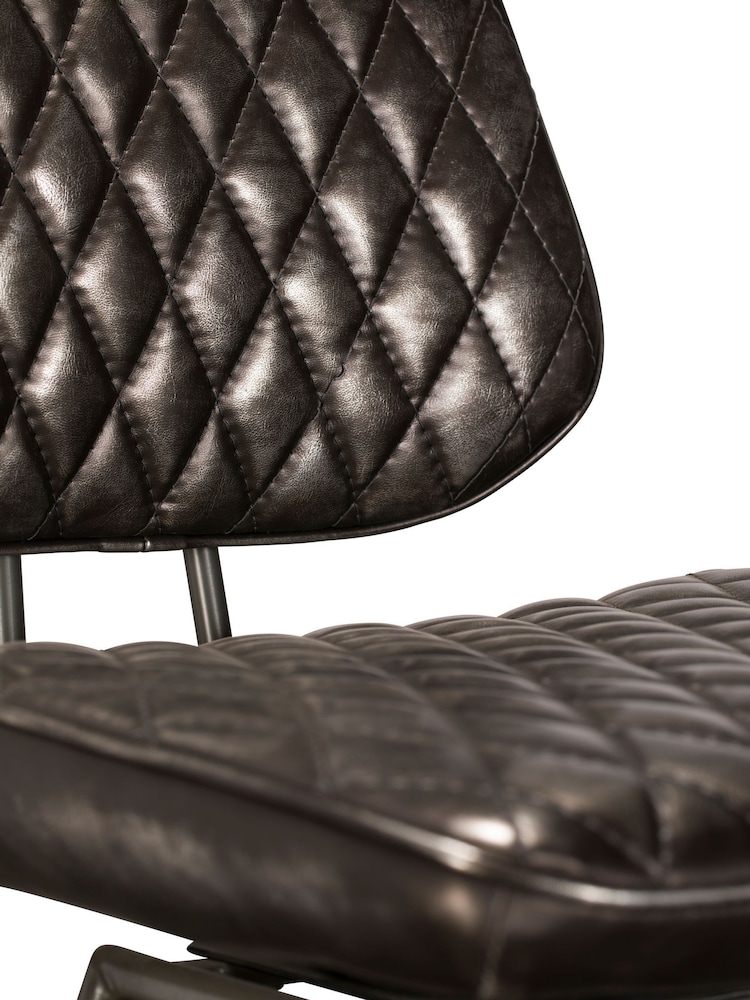 Design Décor Tarnished Black Carson Bar Stool - Image 4 of 4