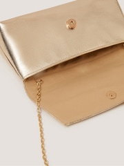 Monsoon Gold Pippa Bow Clutch Bag - Image 3 of 4