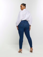 River Island Curve High Rise Sculpt обтягивающие джинсы - Изображение 2 из 5