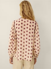 Monsoon Cream Saira Floral Print Blouse - Image 3 of 5