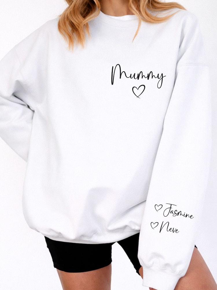 Loveabode Personalised Mama, Mummy, Nana, Nanna or Grandma Sweatshirt - Image 1 of 4