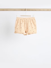 Beige/Cream Baby Shorts 3 Pack - Image 5 of 9