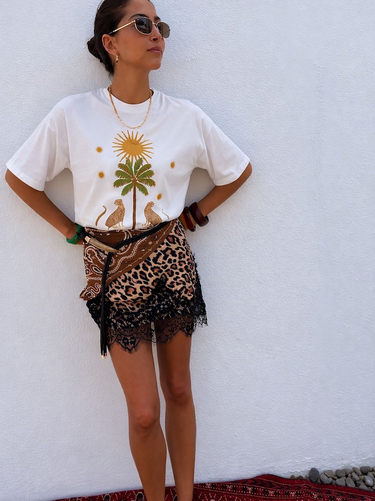 Never Fully Dressed White White Running Wild T-Shirt - Image 3 of 3