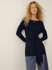 Monsoon Blue Tina Tie Side Jumper - Image 1 of 4