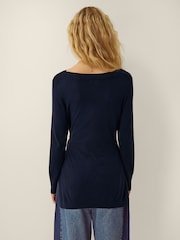 Monsoon Blue Tina Tie Side Jumper - Image 3 of 4