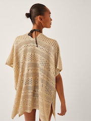Monsoon Rosa Strikket Mini Kaftan - Bilde 3 av 4