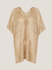 Monsoon Rosa Strikket Mini Kaftan - Bilde 4 av 4