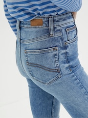 FatFace Harlow Blue Highwaist Skinny Jeans - Image 4 of 6