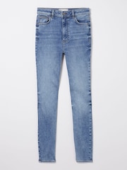 FatFace Harlow Blue Highwaist Skinny Jeans - Image 6 of 6