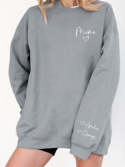 Loveabode Personalised Mama, Mummy, Nana, Nanna or Grandma Sweatshirt - Image 1 of 4
