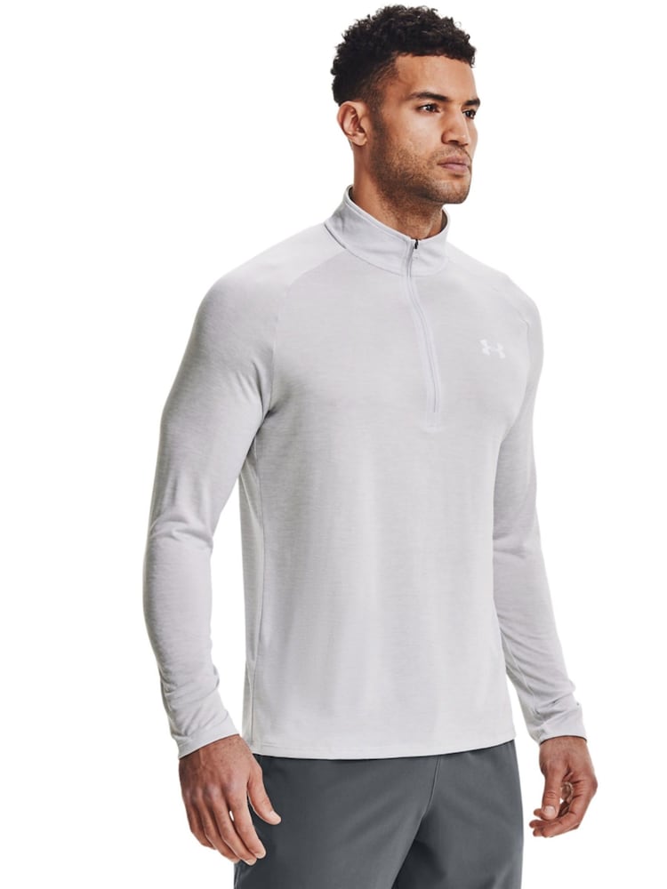 Under Armour Cloud Grey Tech Quarter Zip Fleece - Image 1 of 6