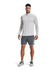 Under Armour Cloud Grey Tech Quarter Zip Fleece - Image 3 of 6