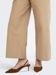 ONLY High Waisted Cropped Chino Trousers - Bild 4 von 6