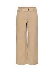 ONLY High Waisted Cropped Chino Trousers - Bild 5 von 6