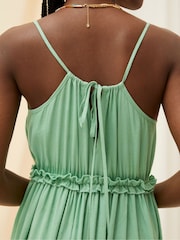 FatFace Green Maxi Dress - Image 6 of 8