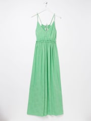 FatFace Green Maxi Dress - Image 8 of 8