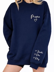 Personalised Mama, Mummy, Nana, Nanna or Grandma Sweatshirt - Image 3 of 4