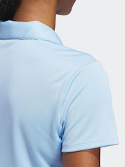 adidas Golf Womens Solid Short Sleeve Polo Shirt - Image 3 of 4