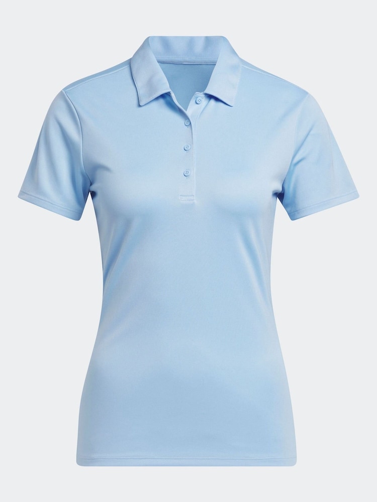 adidas Golf Womens Solid Short Sleeve Polo Shirt - Image 4 of 4
