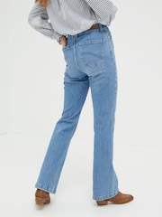 FatFace Blue Fly Flare Jeans - Image 2 of 6