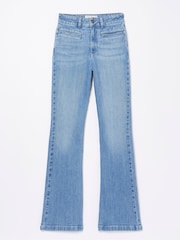 FatFace Blue Fly Flare Jeans - Image 6 of 6