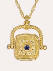 Osmanska händer Sapphire CZ vaxtätning roterande halsband - Bild 8 av 9