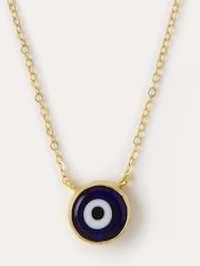 Colier bleumarin cu pandantiv ochi malefic Ottoman Hands Nazar - Imaginea 1 din 3