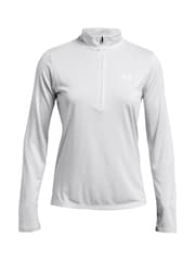 Under Armour Grey Tech Twist 1/2 Zip Sweat Top - Image 6 of 7