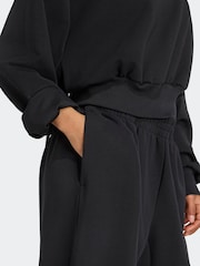 adidas Black Soft Lux Loose Sweatshirt - Image 5 of 6