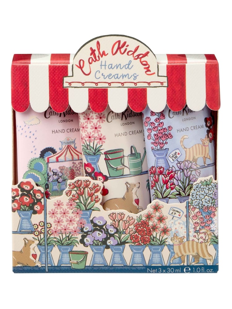 Cath Kidston The Flower Market Hand Cream Trio - Image 2 of 2 Cath Kidston The Flower Market Hand Cream Trio - Image 2 of 2
