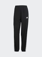 adidas Black Train Essentials 3-Stripes Woven Joggers - Image 6 of 6