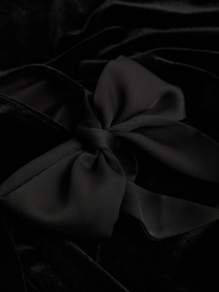 Florere Velvet Satin Detail Blouse - Image 5 of 5