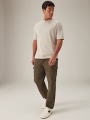 Neutral Relaxed Fit Essential Crew Neck Cotton T-Shirt - Image 4 of 7