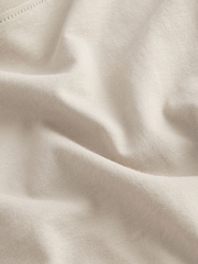 Neutral Relaxed Fit Essential Crew Neck Cotton T-Shirt - Image 7 of 7