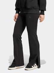 adidas Black Soft Lux Flared Tracksuit Bottoms - Image 1 of 7