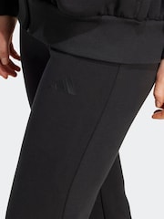 adidas Black Soft Lux Flared Tracksuit Bottoms - Image 5 of 7
