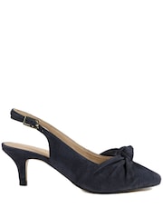 Sandalias de cuero con lazo decorativo y tira trasera Zie de Jones Bootmaker - Imagen 2 de 6