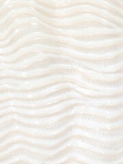 Gallery Home White Large Clam Reactive Textured Vase - Image 6 of 6
