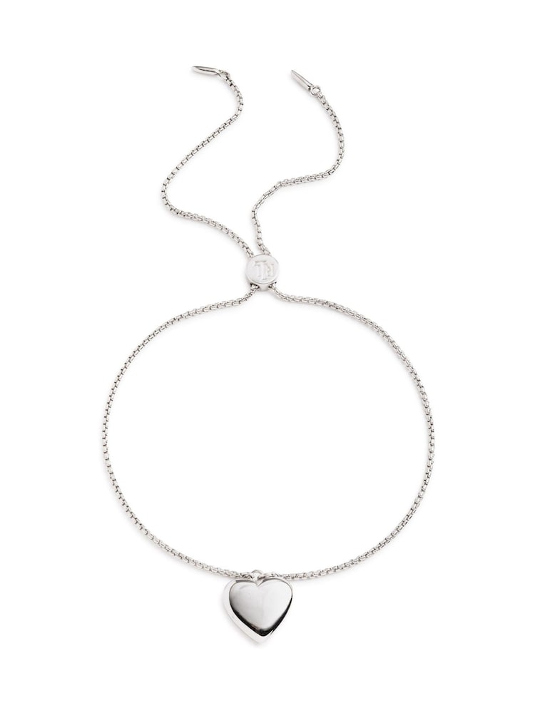 Lauren Ralph Lauren 925 Sterling Silver Heart Slider Bracelet - Image 2 of 3