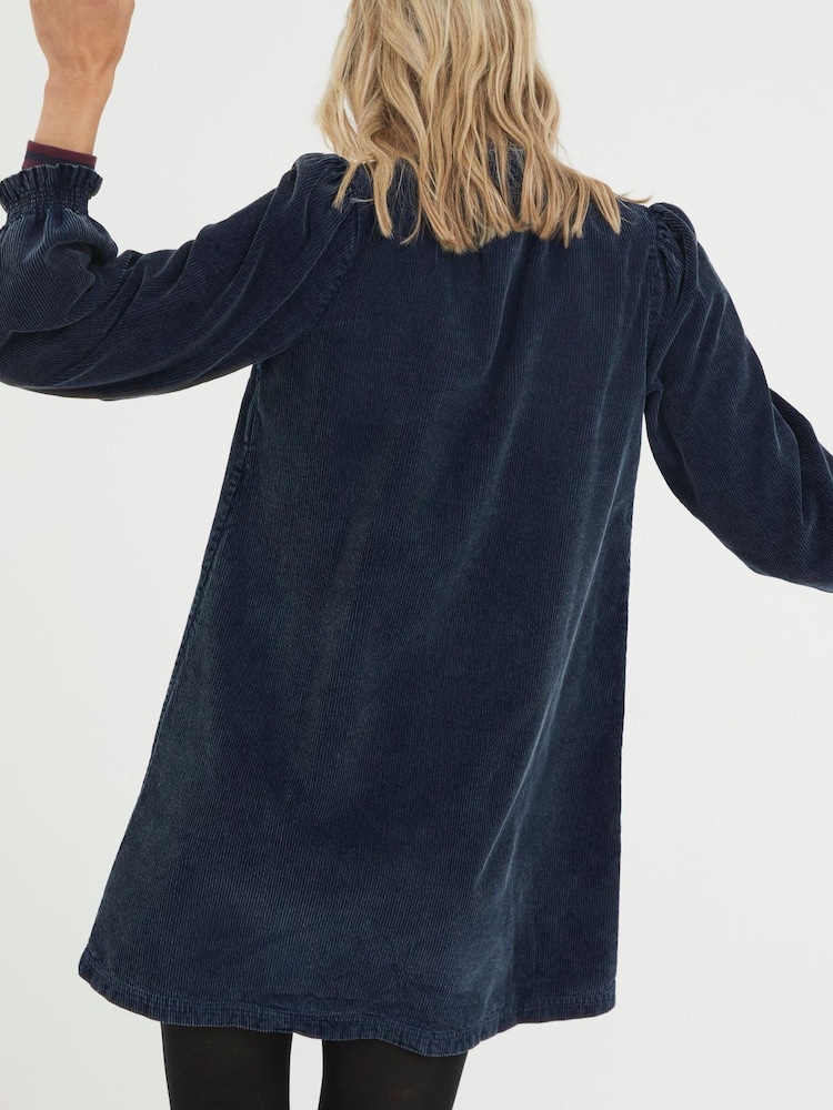 FatFace Blue Fran Cord Dress - Image 2 of 5