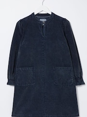FatFace Blue Fran Cord Dress - Image 5 of 5