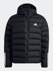 adidas Terrex Black Itavic 3-Stripes Midweight Hooded Jacket - Image 10 of 10