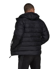 adidas Terrex Black Itavic 3-Stripes Midweight Hooded Jacket - Image 2 of 10