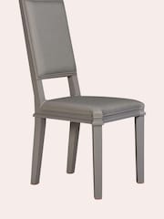 Laura Ashley Set of 2 Pale Charcoal Henshaw Dining Chairs - Image 4 of 6