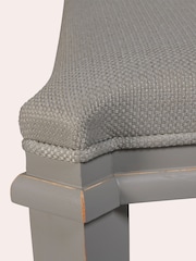 Laura Ashley Set of 2 Pale Charcoal Henshaw Dining Chairs - Image 5 of 6